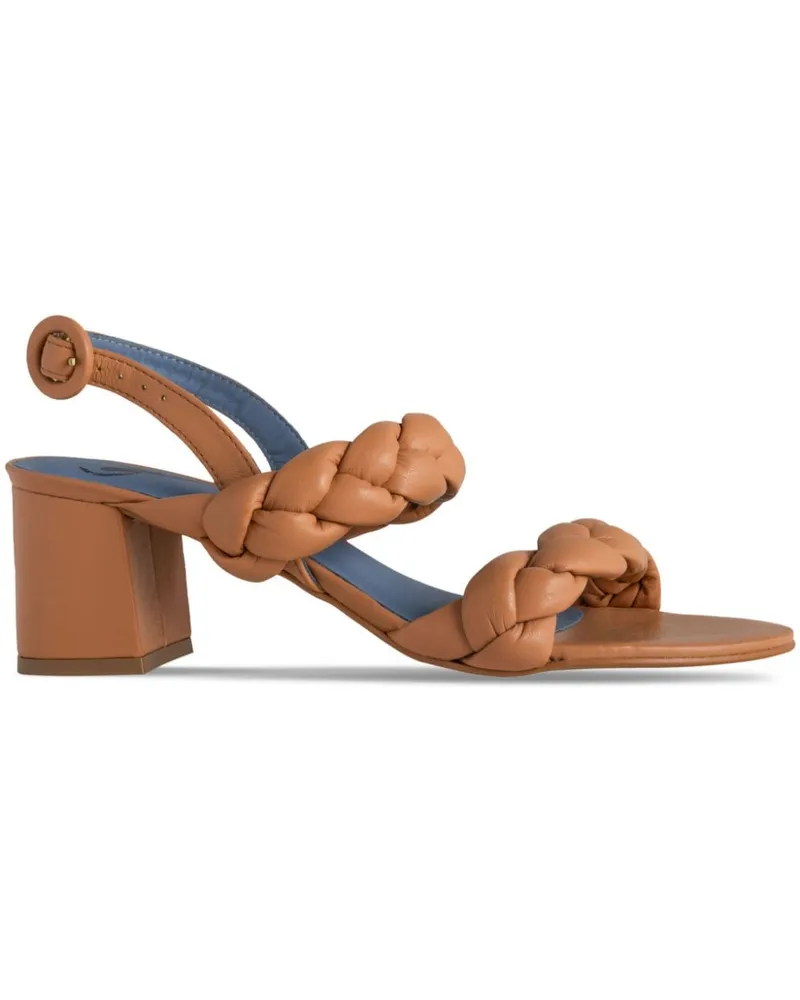 Blue Bird Sandalen mit geflochtenen Riemen - Braun Braun