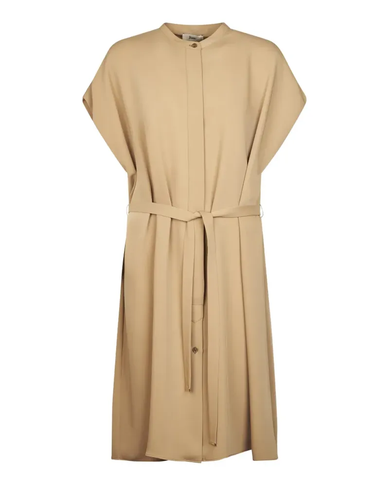 Herno belted midi dress - Nude Nude