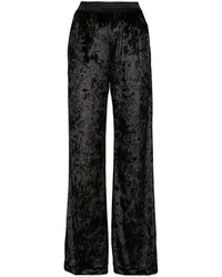 Ermanno Scervino Hose aus Samt Schwarz