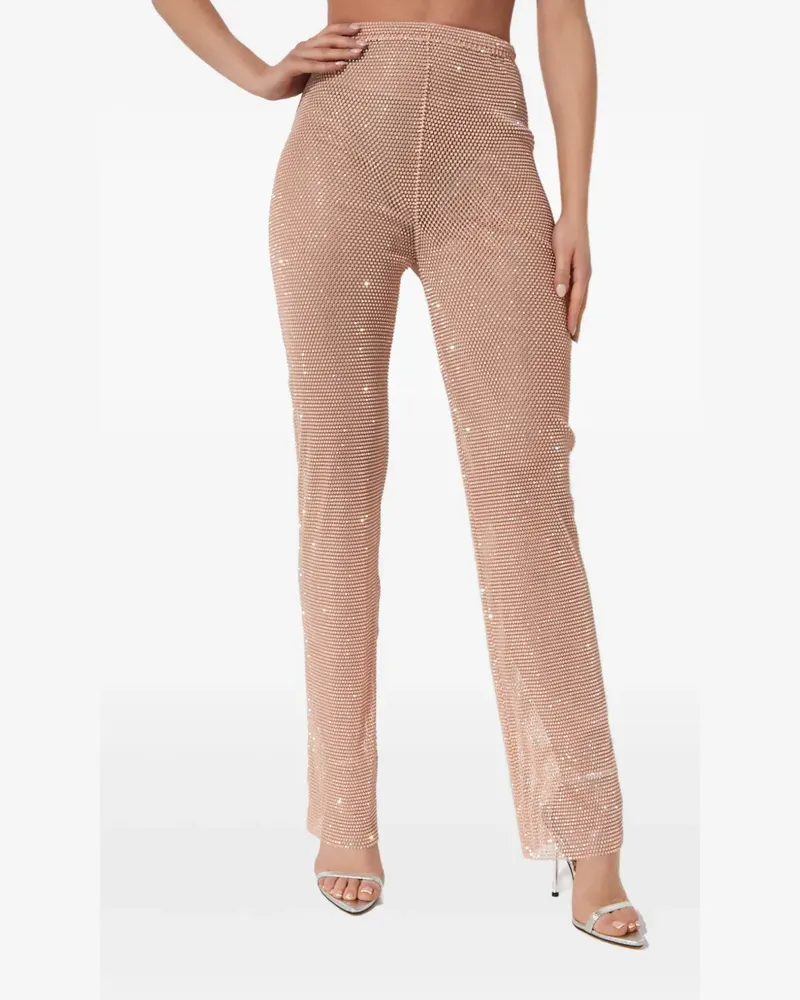 SANTA Brands crystal-embellished trousers - Rosa Rosa
