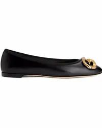 Giuseppe Zanotti Amur Ballerinas Schwarz