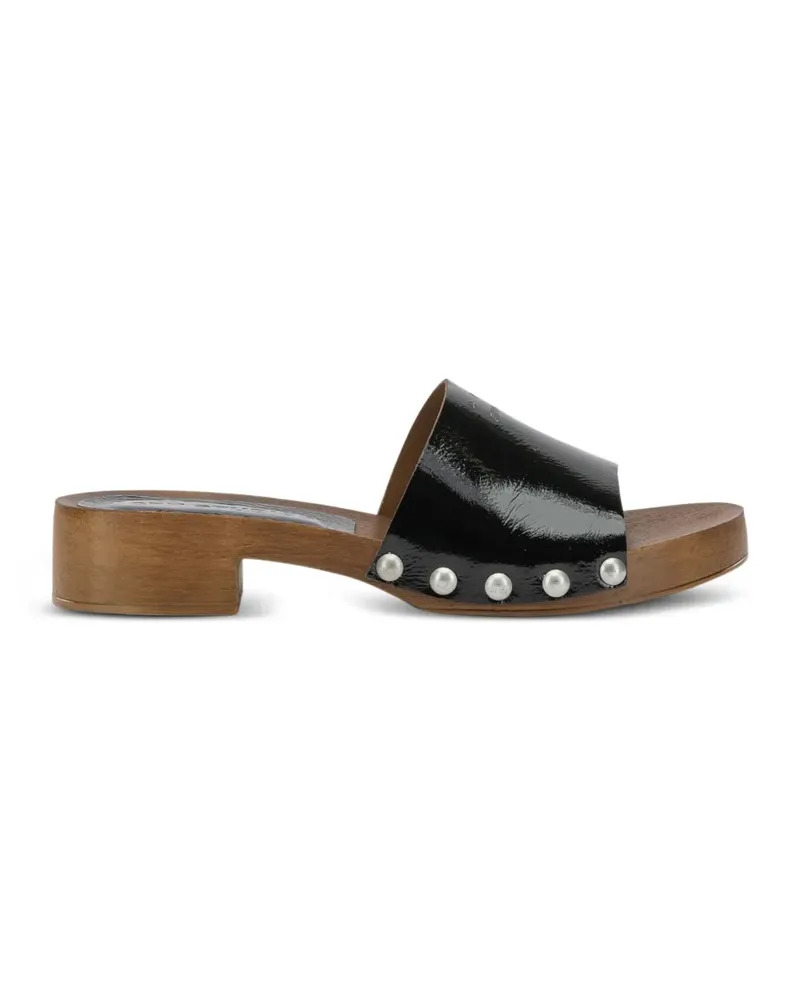 Copenhagen Sandalen mit Nieten - Schwarz Schwarz