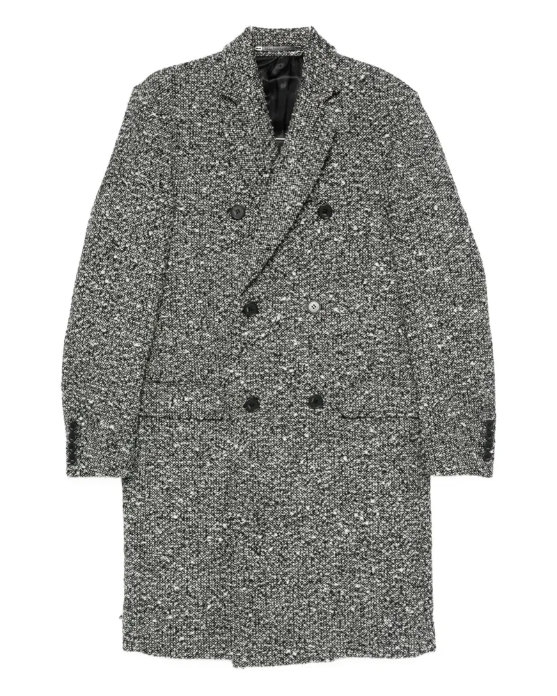 Karl Lagerfeld Doppelreihiger Mantel - Schwarz Schwarz