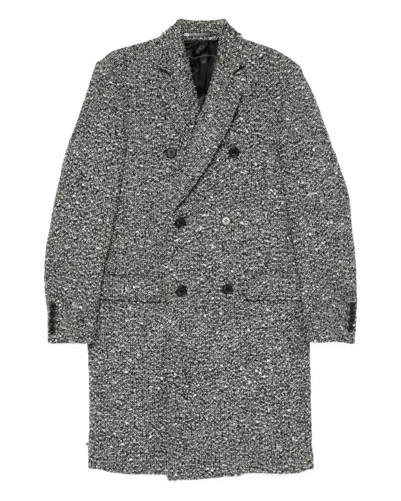 Karl Lagerfeld Doppelreihiger Mantel - Schwarz Schwarz