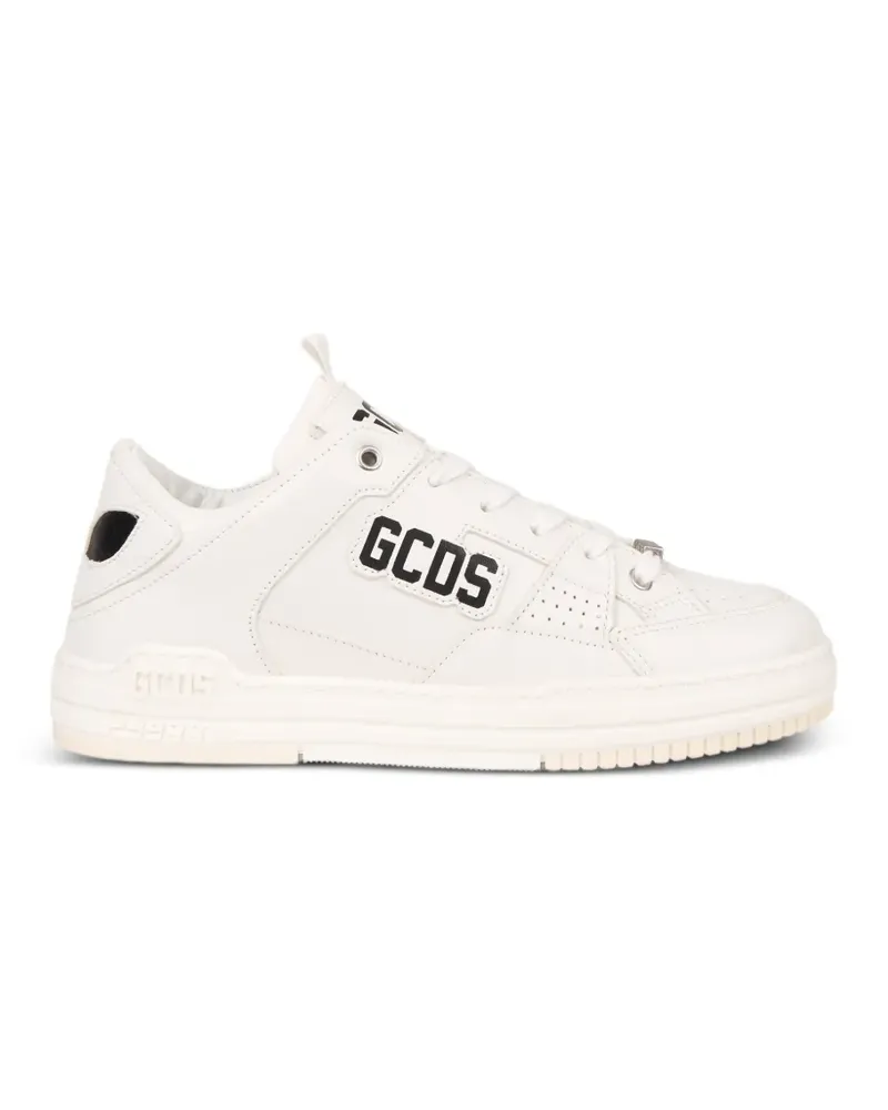 GCDS Sneakers mit Logo-Applikation - Weiß Weiß