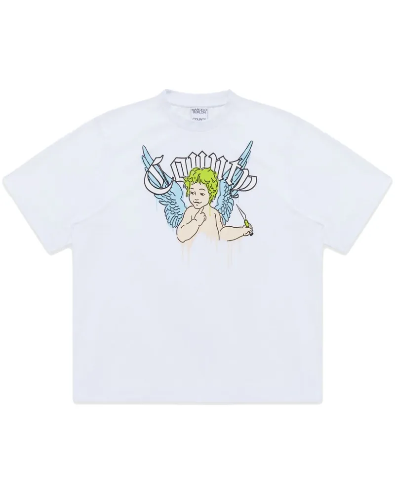 Marcelo Burlon | County of Milan County Angel T-Shirt - Weiß Weiß