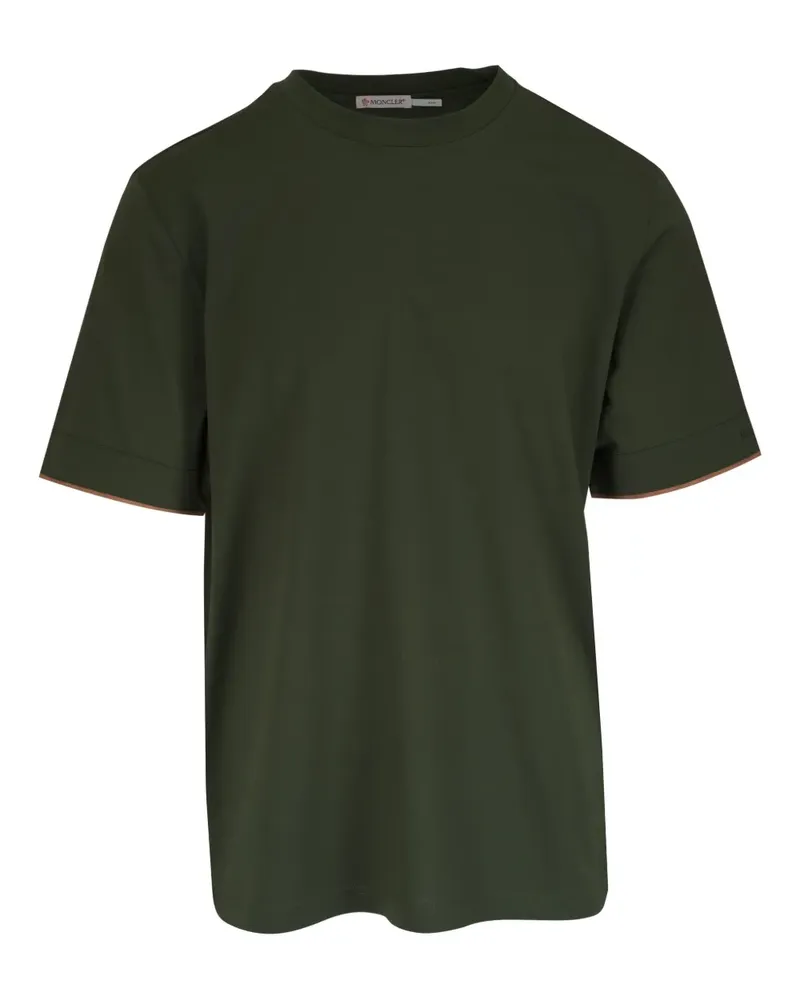 Moncler Klassisches T-Shirt - Grün Grün