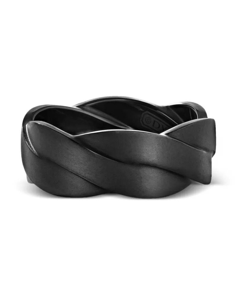 David Yurman DY Helios Ring 9mm - Schwarz Schwarz