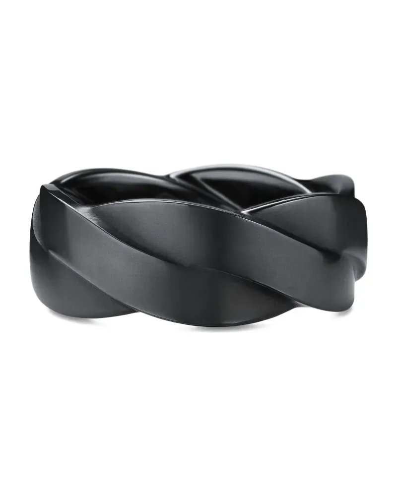 David Yurman DY Helios Ring 9mm - Schwarz Schwarz
