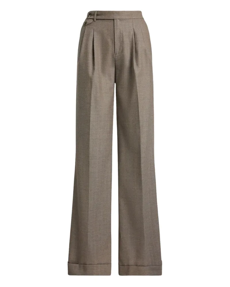 Ralph Lauren pleated wool trousers - Nude Nude