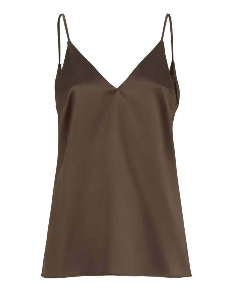 Brunello Cucinelli stretch silk satin camisole - Braun Braun
