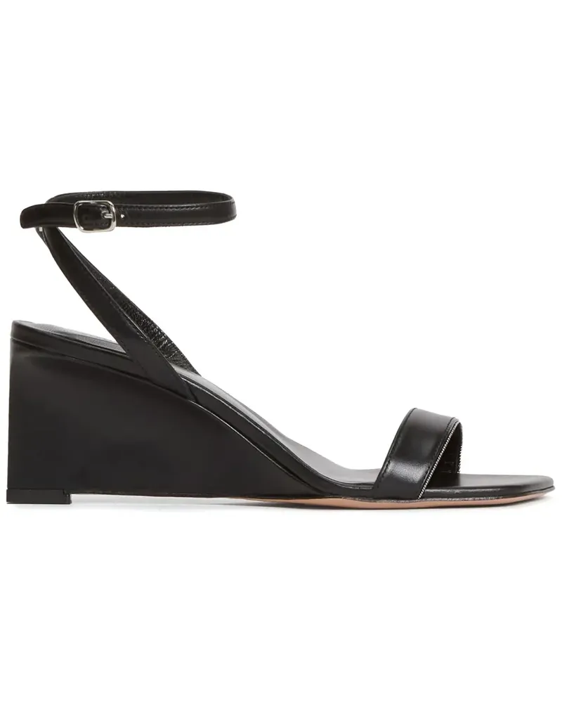 Fabiana Filippi Sandalen mit Wedge-Absatz - Schwarz Schwarz