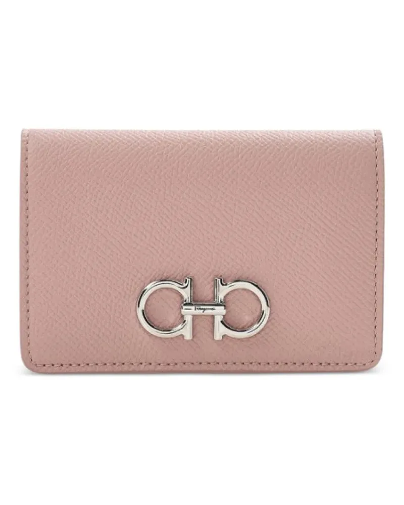 Ferragamo Portemonnaie mit Gancini-Detail - Rosa Rosa