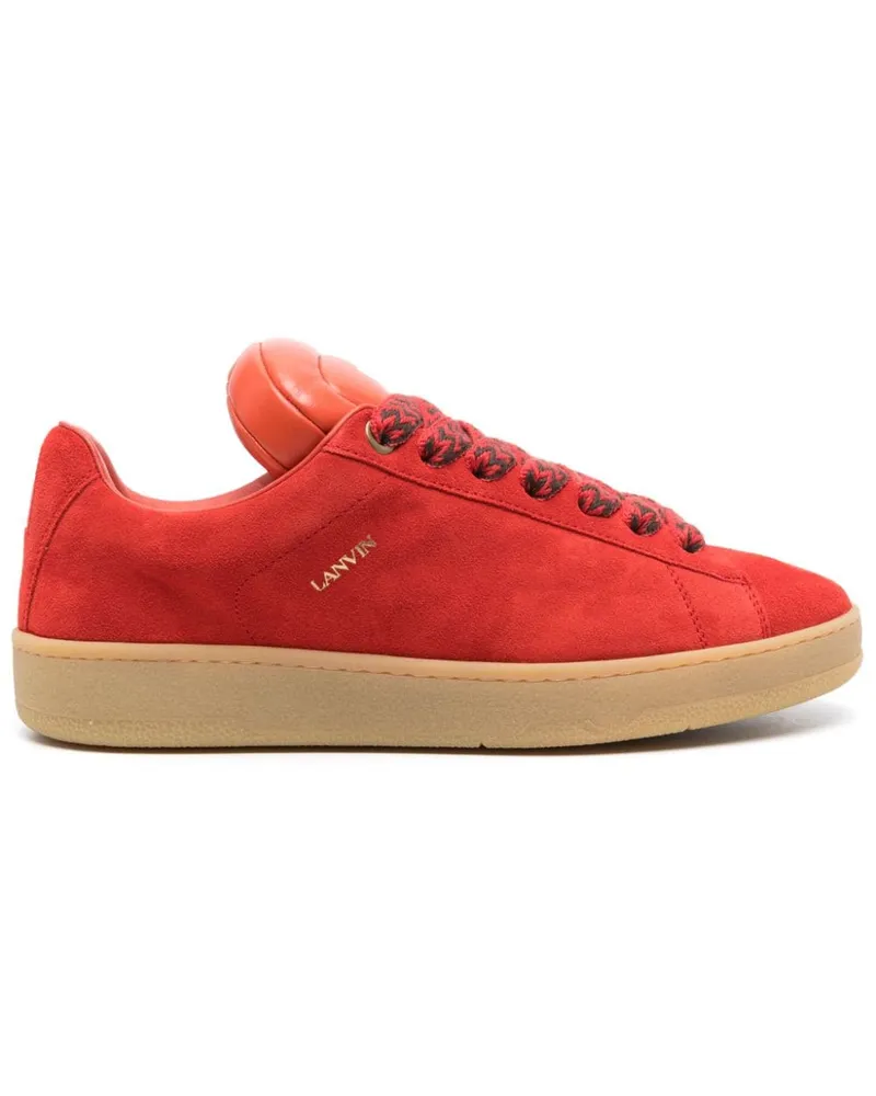 Lanvin x Future Curb Sneakers aus Wildleder - Rot Rot