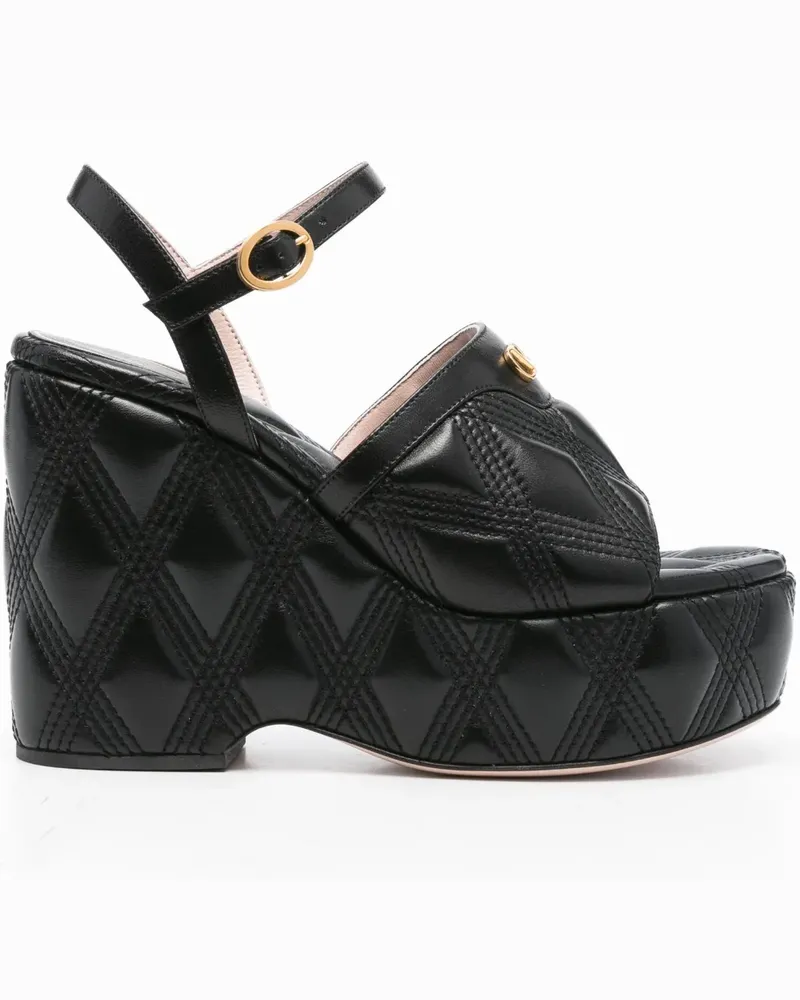 Valentino Garavani VLogo Signature Sandalen 115mm - Schwarz Schwarz