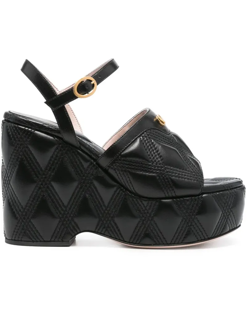 Valentino Garavani VLogo Signature Sandalen 115mm - Schwarz Schwarz