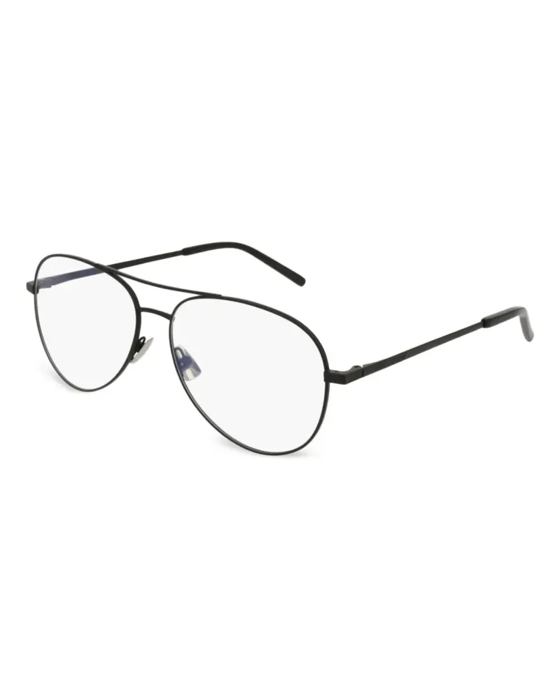 Saint Laurent Klassische Pilotenbrille - Schwarz Schwarz