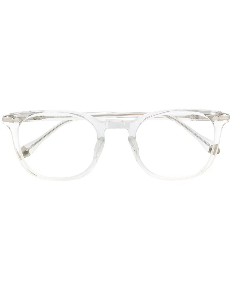 MATSUDA Brille mit transparentem Gestell - Weiß Weiß