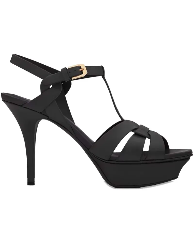 Saint Laurent 105mm Tribute heeled sandals - Schwarz Schwarz