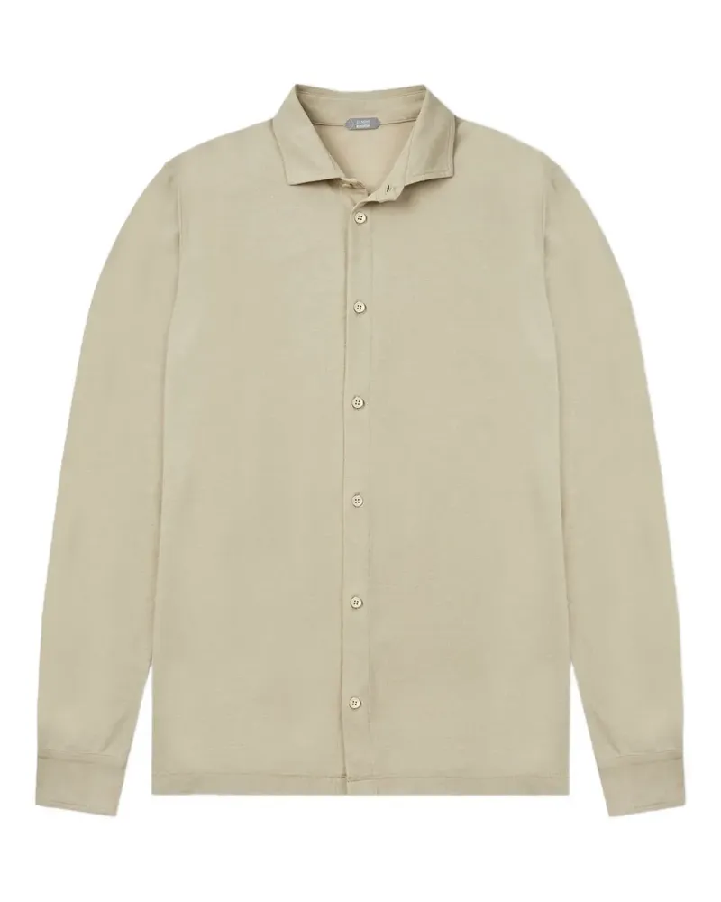 Zanone buttoned shirt - Nude Nude