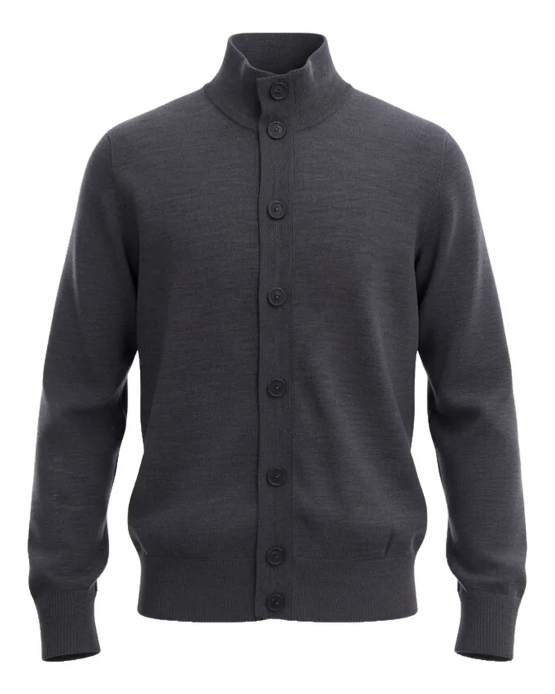 Alpha Studio Geknöpfter Cardigan - Grau Grau