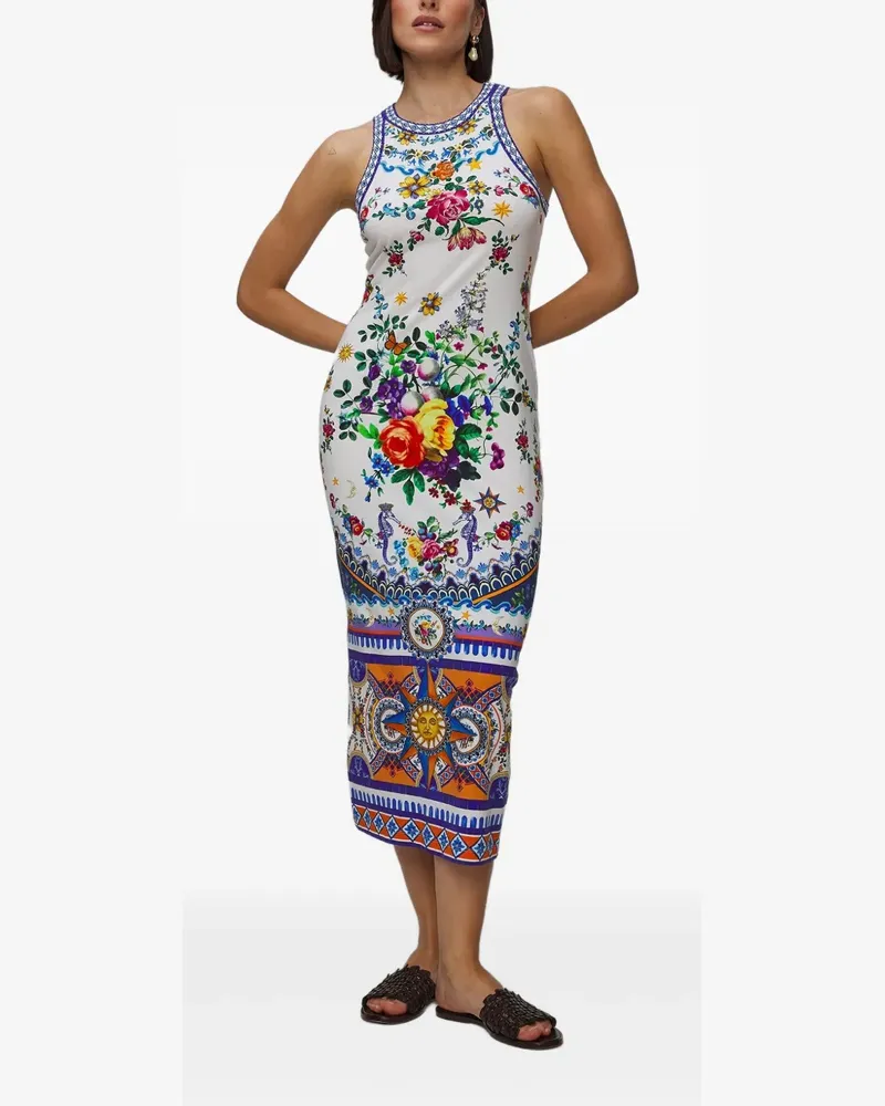Camilla Tiles Darls Jerseykleid - Weiß Weiß