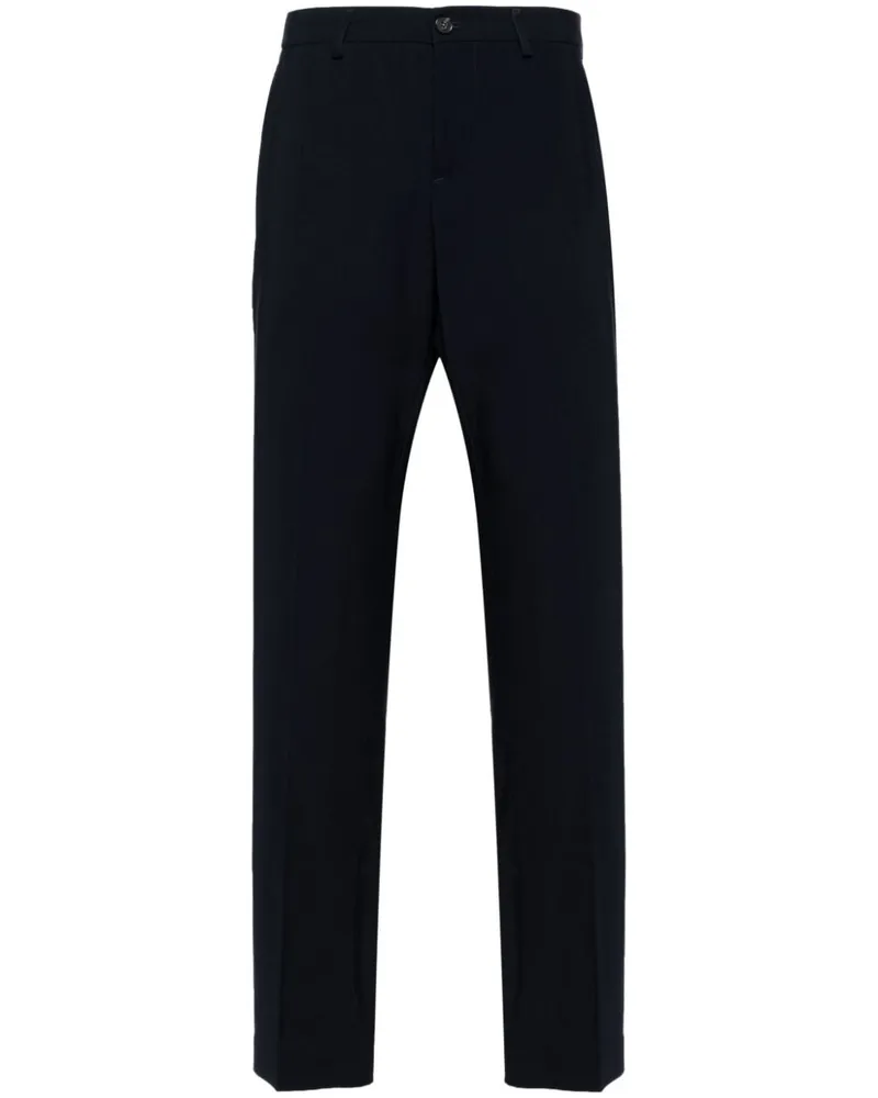 Patrizia Pepe Halbhohe Twill-Chino - Blau Blau