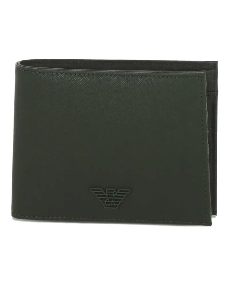 Emporio Armani logo-detail wallet - Grün Grün