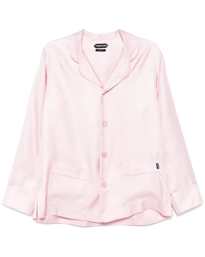 Tom Ford Hemd aus Seide - Rosa Rosa