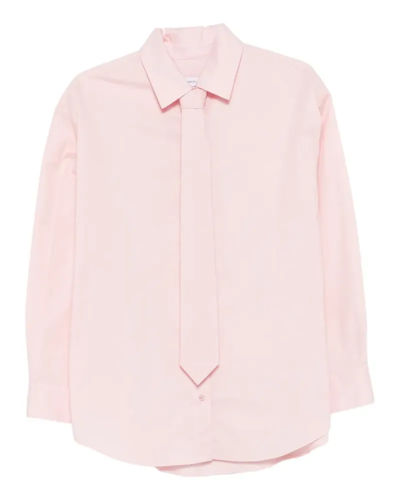 Manuel Ritz tie-detail long-sleeve shirt - Rosa Rosa