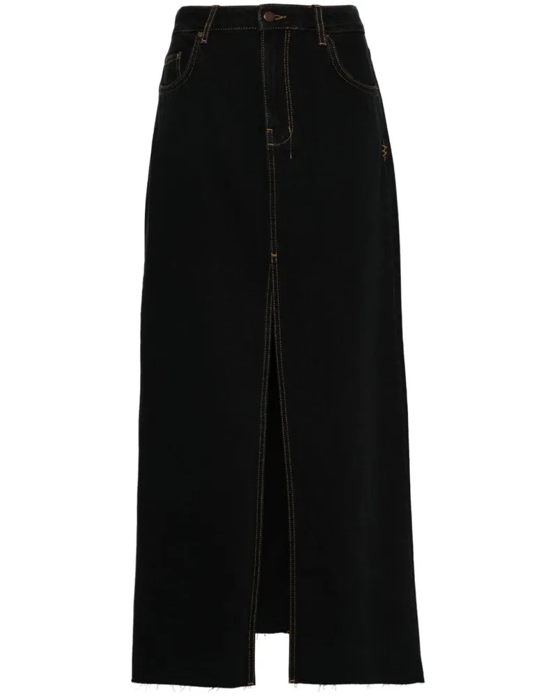 ksubi Kara Maxi Jeansrock Schwarz