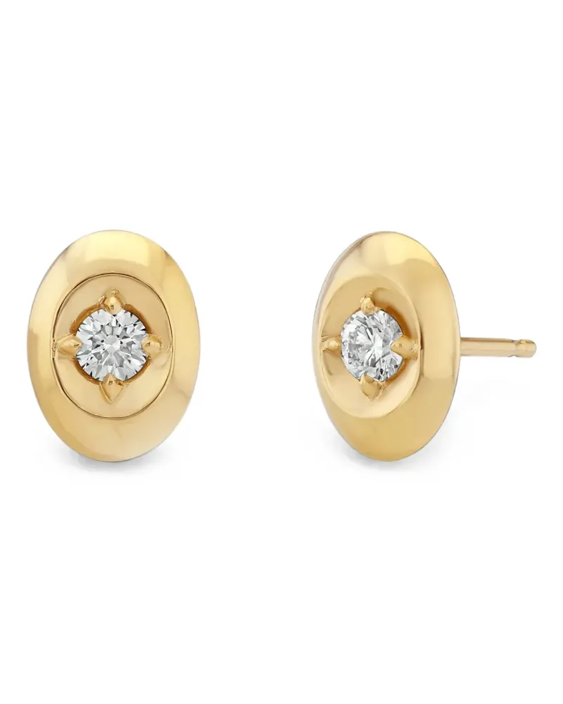 Lizzie Mandler Ohrstecker mit Diamant - Gold Gold