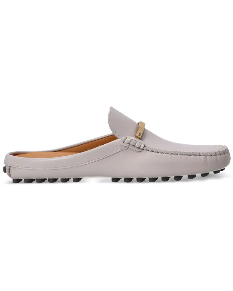 TOD'S Mules mit Logo-Prägung - Grau Grau