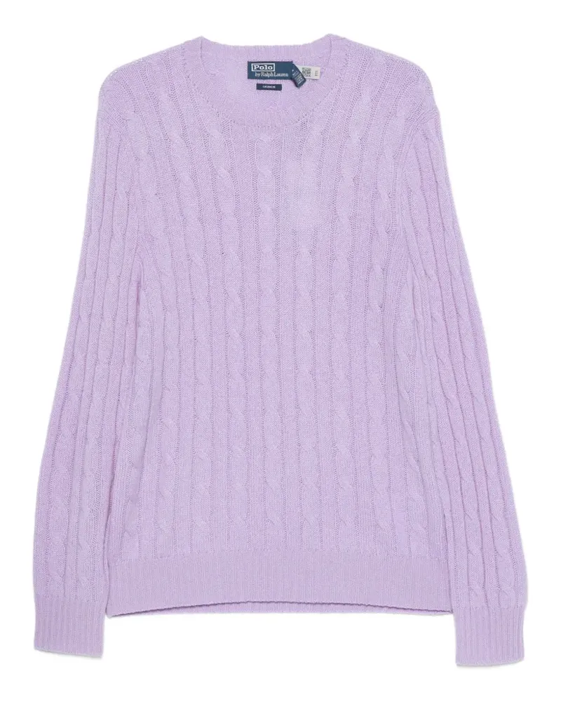 Ralph Lauren Pullover mit Zopfmuster - Violett Violett
