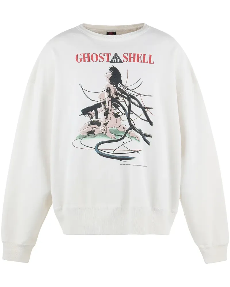 SAINT MXXXXXX Sweatshirt mit grafischem Print - Weiß Weiß