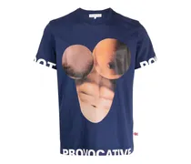 T-Shirt mit Körper-Print