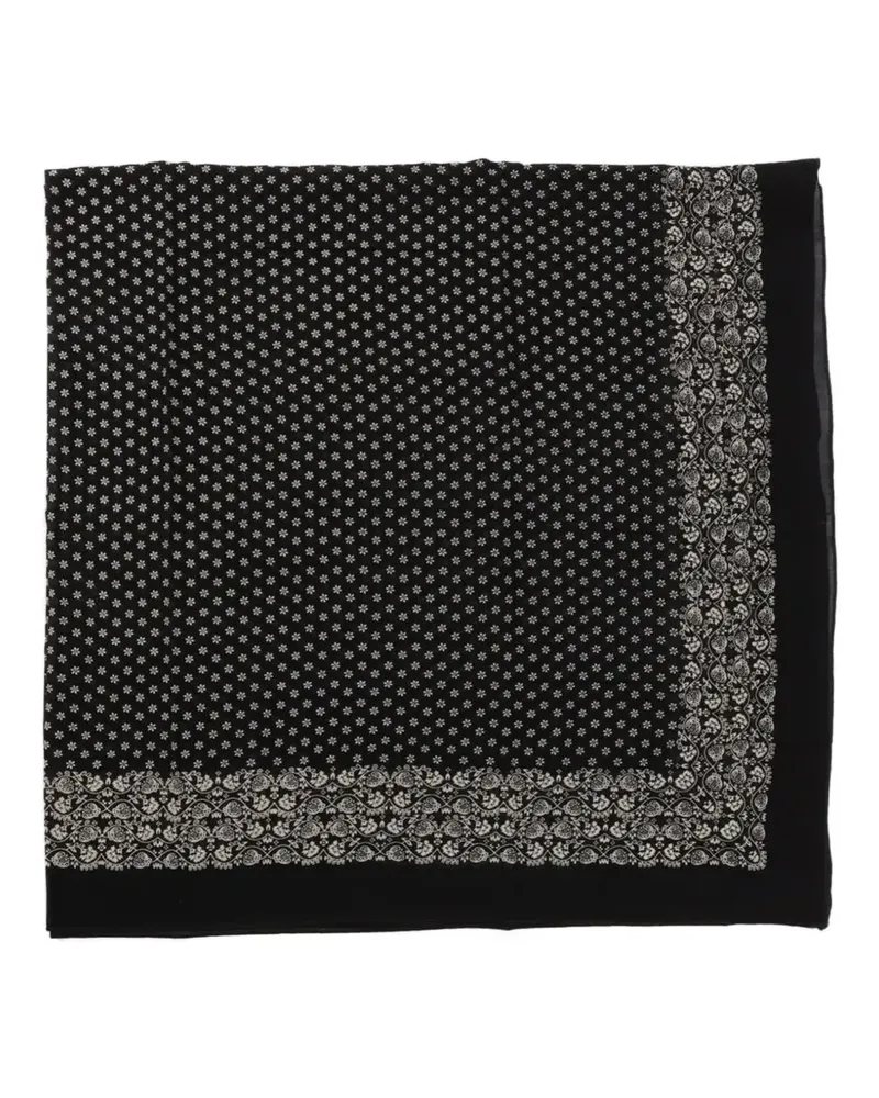 The Great The Big Bandana mit Blumenprint - Schwarz Schwarz