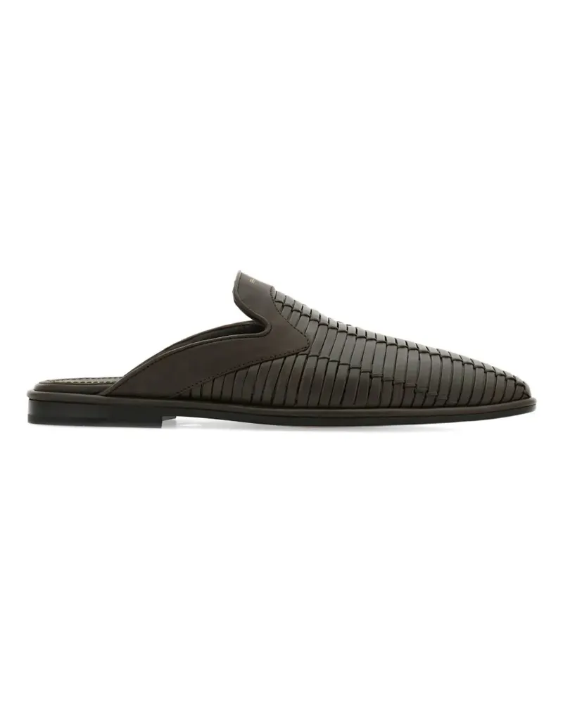 Ferragamo Mules aus Kalbsleder - Braun Braun