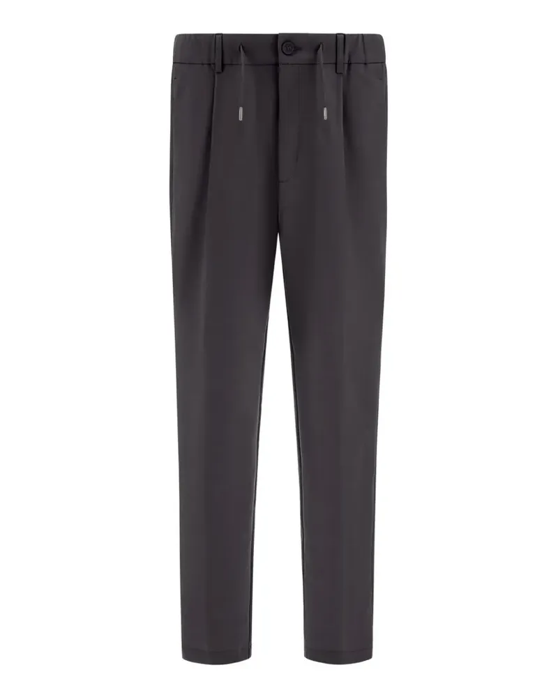 Herno Bundfaltenhose mit Kordelzug - Grau Grau