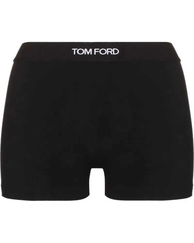 Tom Ford Boxershorts mit Logo-Bund - Schwarz Schwarz
