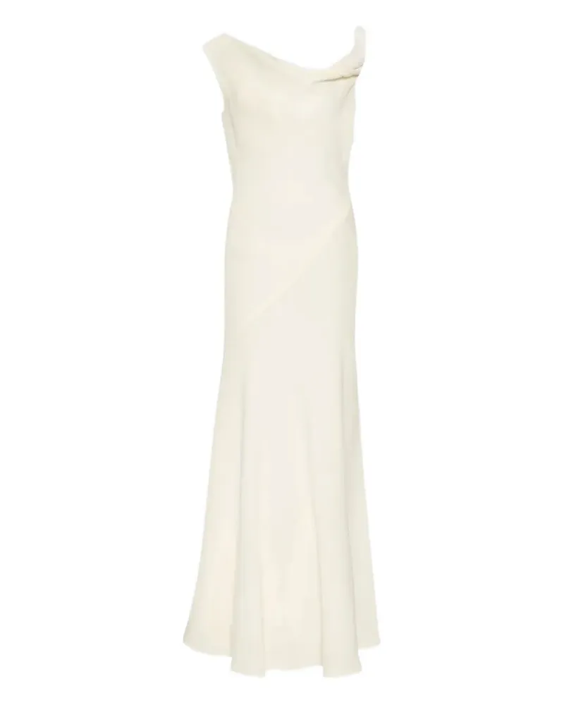 The Row Violetta draped dress - Nude Nude