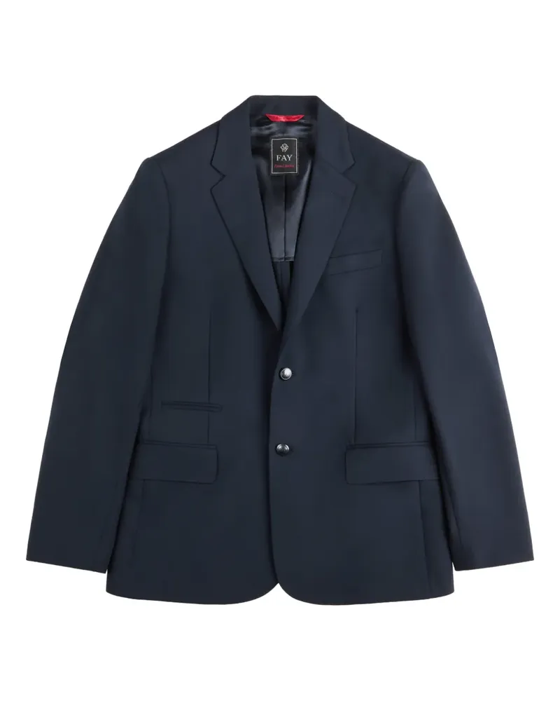Fay Sakko mit zwei Knöpfen - Blau Blau