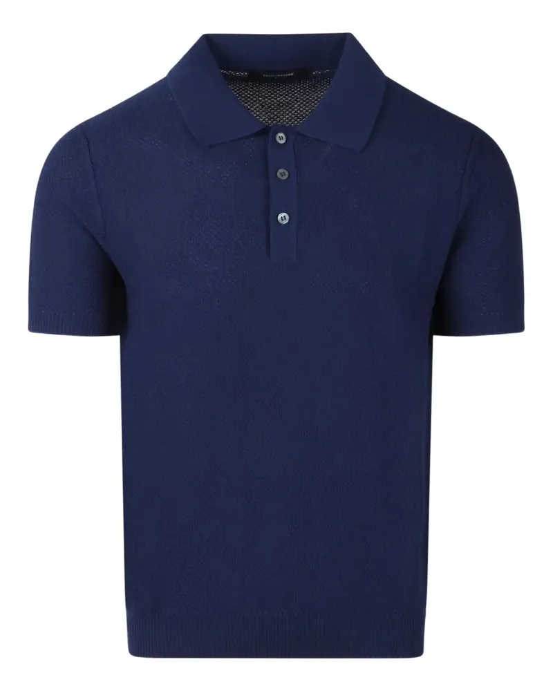 Tagliatore Klassisches Poloshirt - Blau Blau
