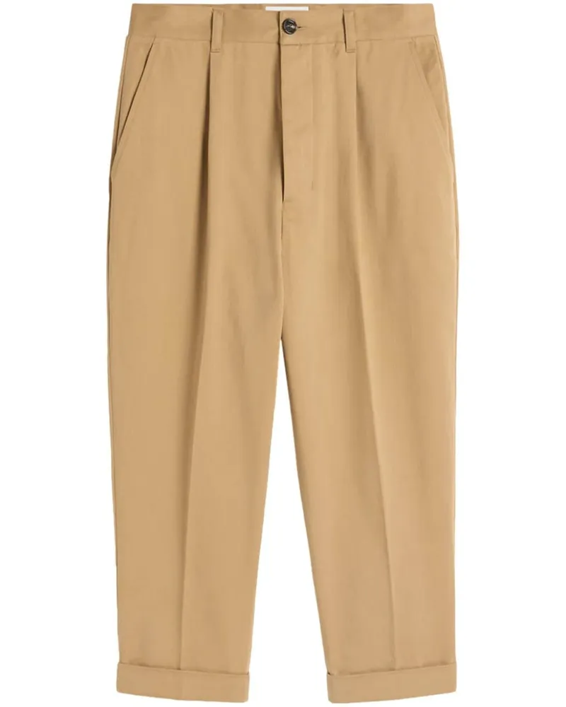 AMI Paris Hose mit Tapered-Bein - Nude Nude