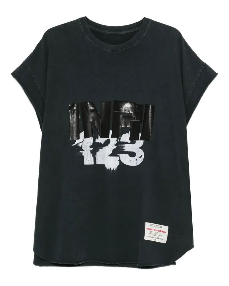 RRR123 x Fear of God T-Shirt - Schwarz Schwarz