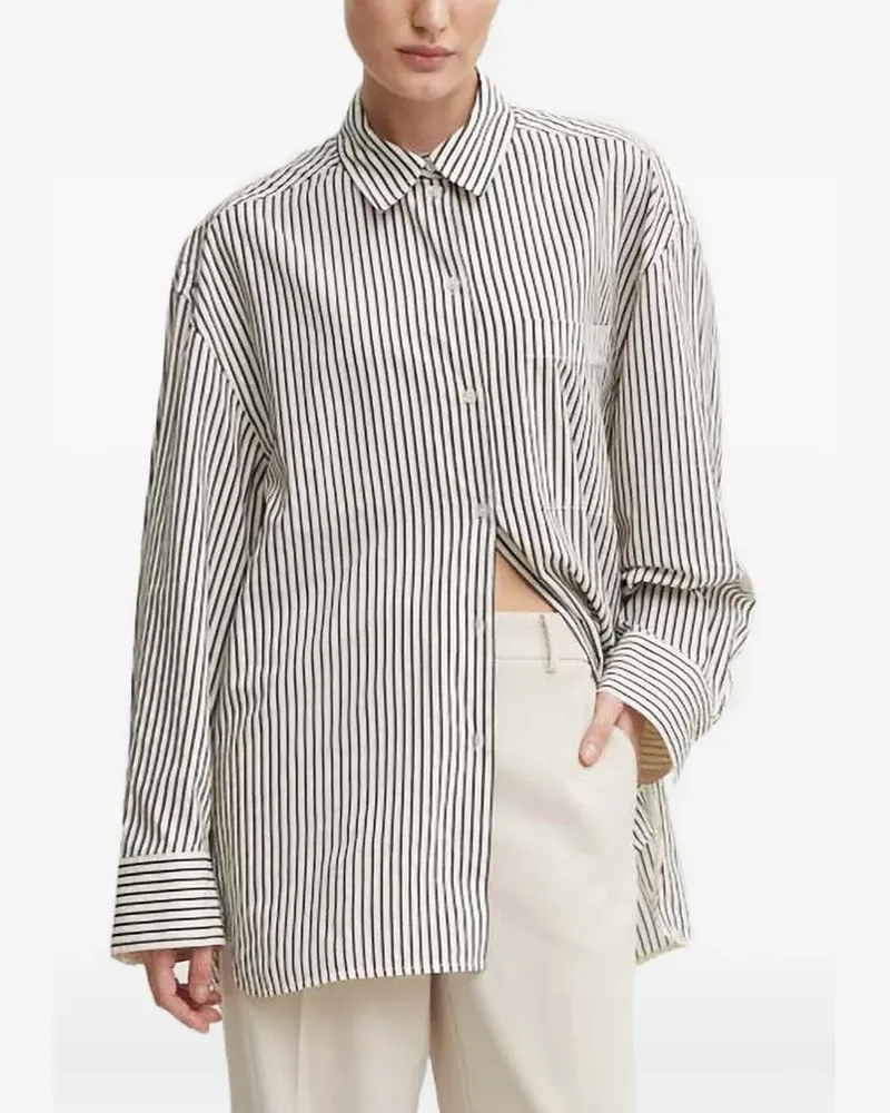 Day Birger et Mikkelsen striped chest-pocket shirt - Schwarz Schwarz