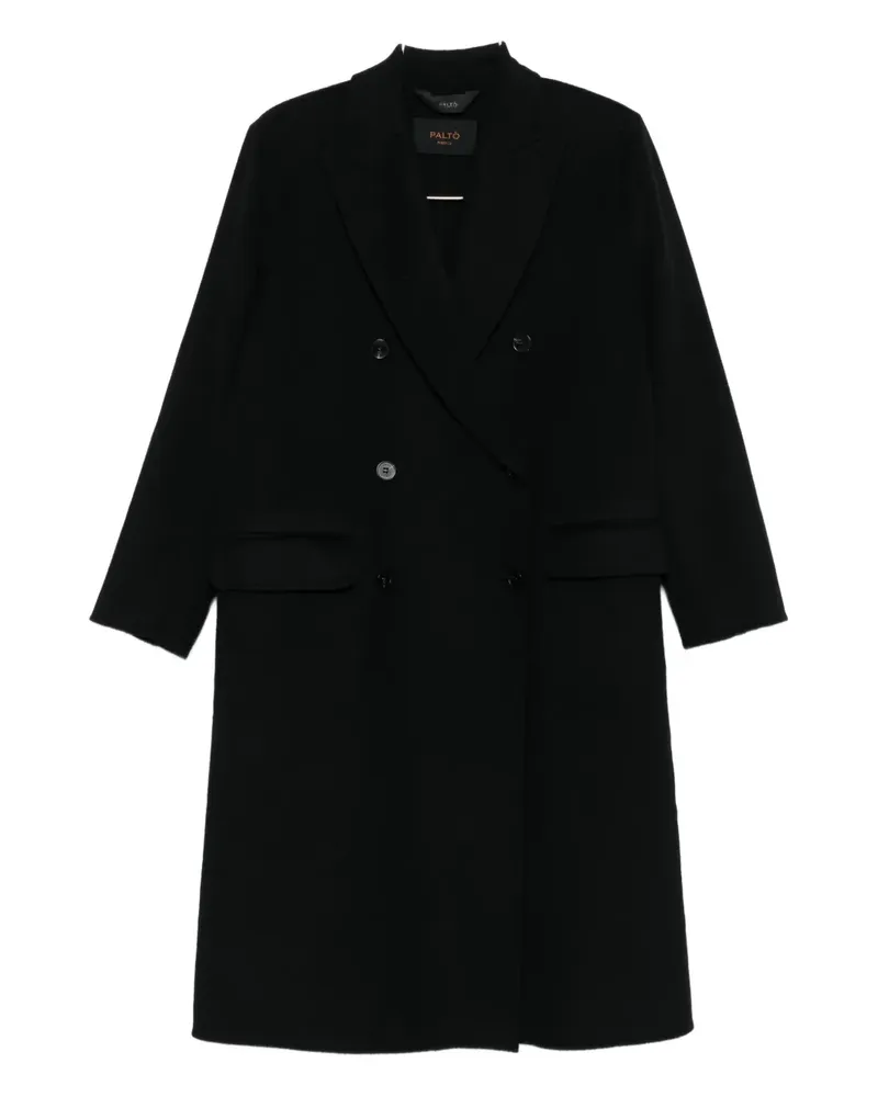 Paltò Doppelreihiger Daria Mantel - Schwarz Schwarz