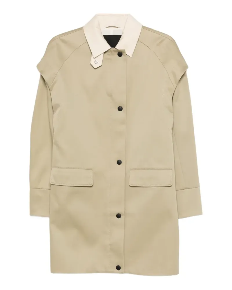 Patrizia Pepe textured coat - Nude Nude