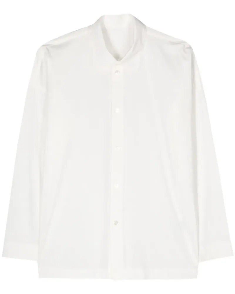 Issey Miyake Streamline Hemd aus Baumwolle - Weiß Weiß