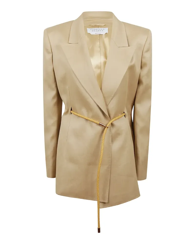 Gabriela Hearst Geflochtene Jacke - Nude Nude